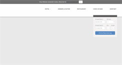 Desktop Screenshot of hotelmerkur.de